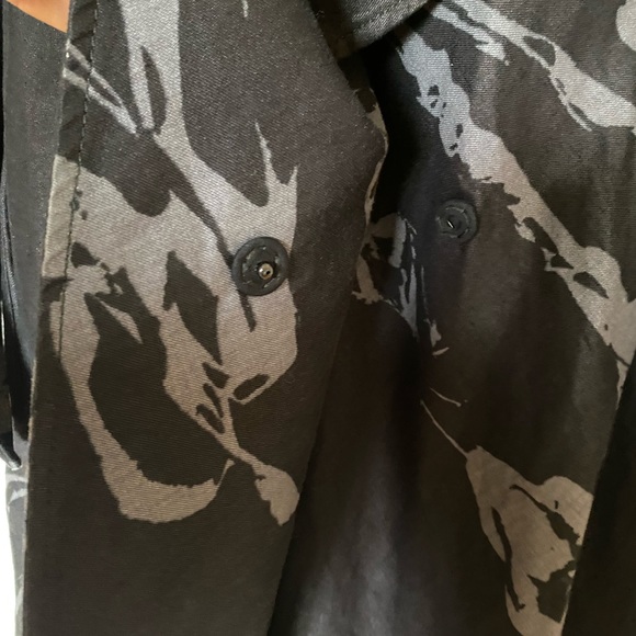 Peachoo + Krejberg linen overcoat poncho - Picture 8 of 9